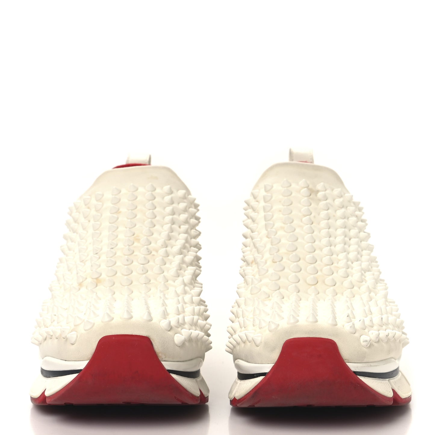 Neoprene Spike Sock Donna Flat Sneakers 40.5 White Snow