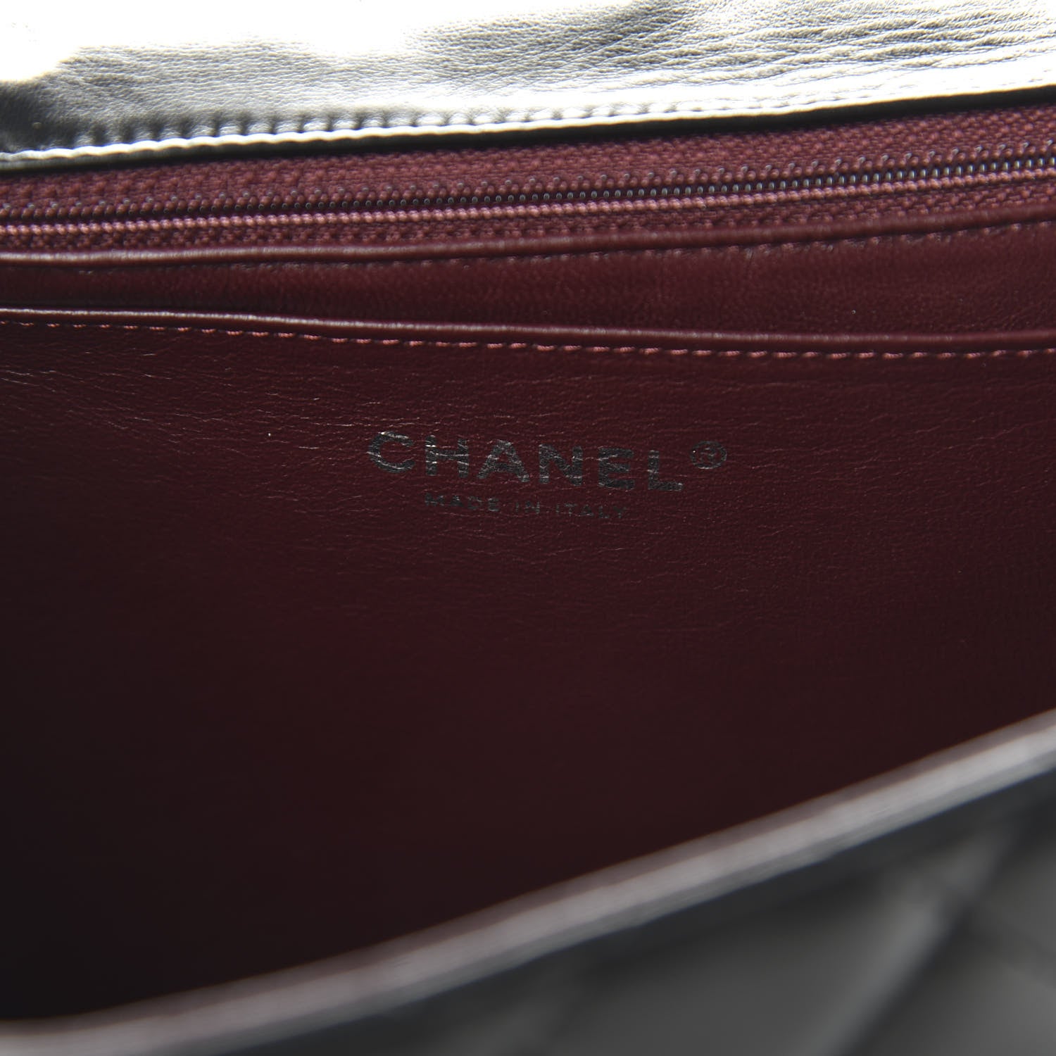 Chanel Lambskin Quilted Jumbo Single Flap Black 8 of 10