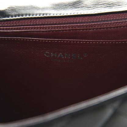 Chanel Lambskin Quilted Jumbo Single Flap Black 8 of 10