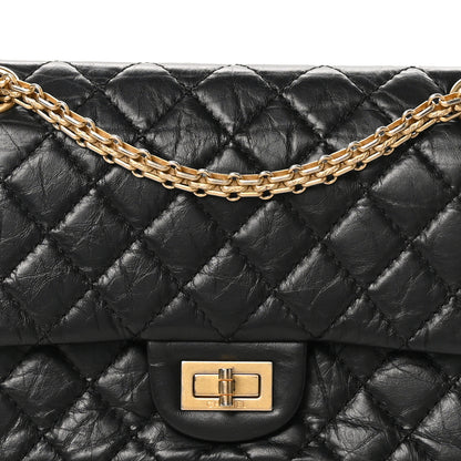 Chanel Aged Calfskin Quilted 2.55 Reissue 225 Flap Black 8 of 10