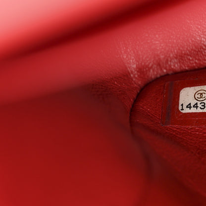 Chanel Patent Quilted Maxi Double Flap Red 7 of 13