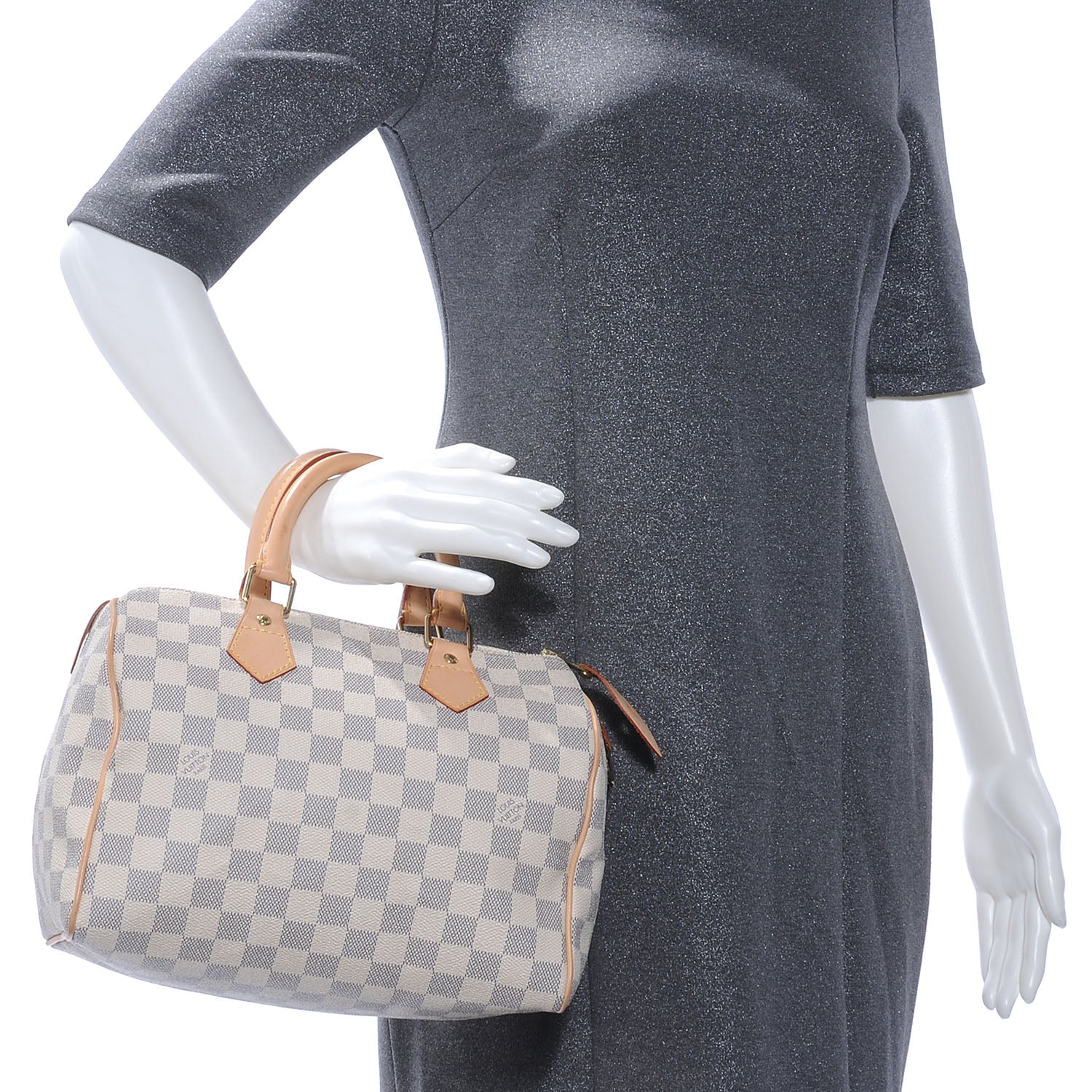 Louis Vuitton Damier Azur Speedy 25 2 of 7