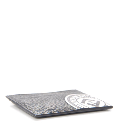 Fendi Cuoio Romano Stamp Patch Card Holder Asfalto 4 of 8