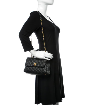 Chanel Caviar Quilted Mini Coco Handle Flap Black 2 of 10