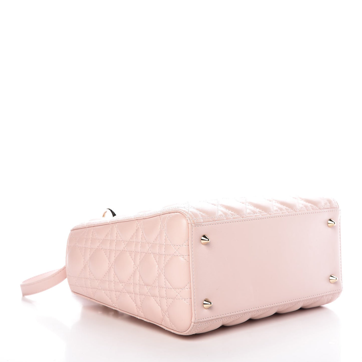 Lambskin Cannage Medium Lady Dior Light Pink