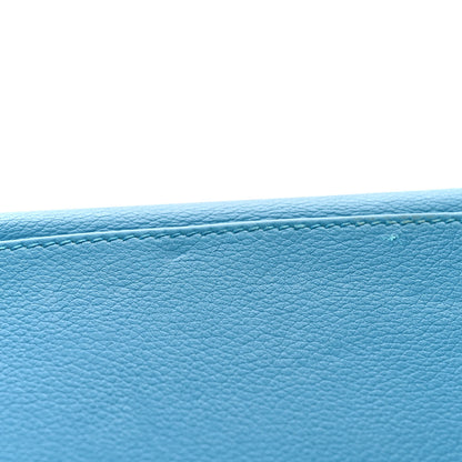 Hermes Evercolor Kelly Retourne 28 Bleu Zanzibar 16 of 17