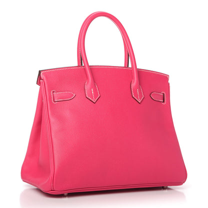 Hermes Epsom Birkin 30 Rose Tyrien 1 of 4