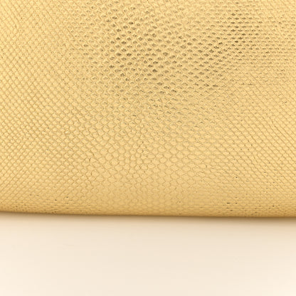 Tom Ford Snakeskin Small Cosmo T Lock Shoulder Bag Gold 13 of 13