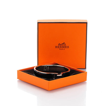 Hermes Enamel Narrow Clic Clac H Bracelet GM Black 6 of 6