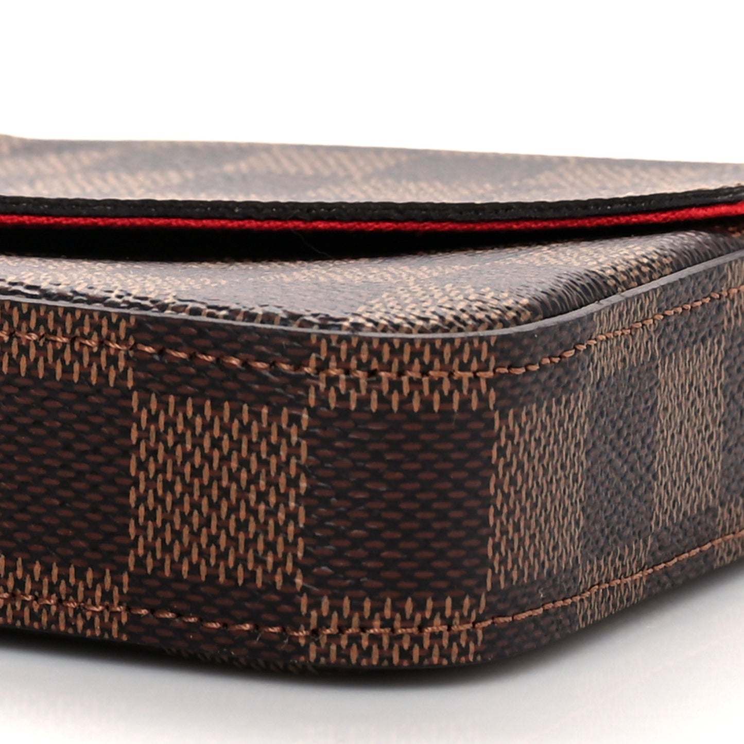 Damier Ebene Pochette Felicie Chain Wallet