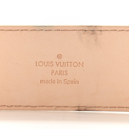 Louis Vuitton Damier Azur 40mm LV Initiales Belt 85 34 5 of 9