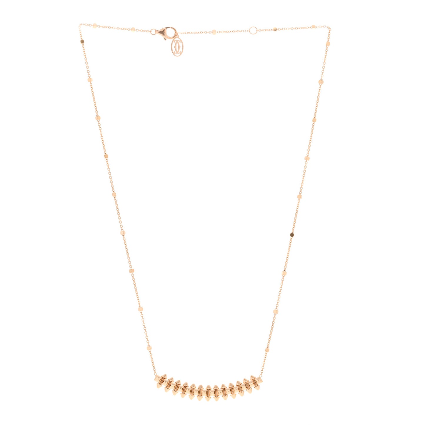 18K Pink Gold Small Clash de Cartier Necklace