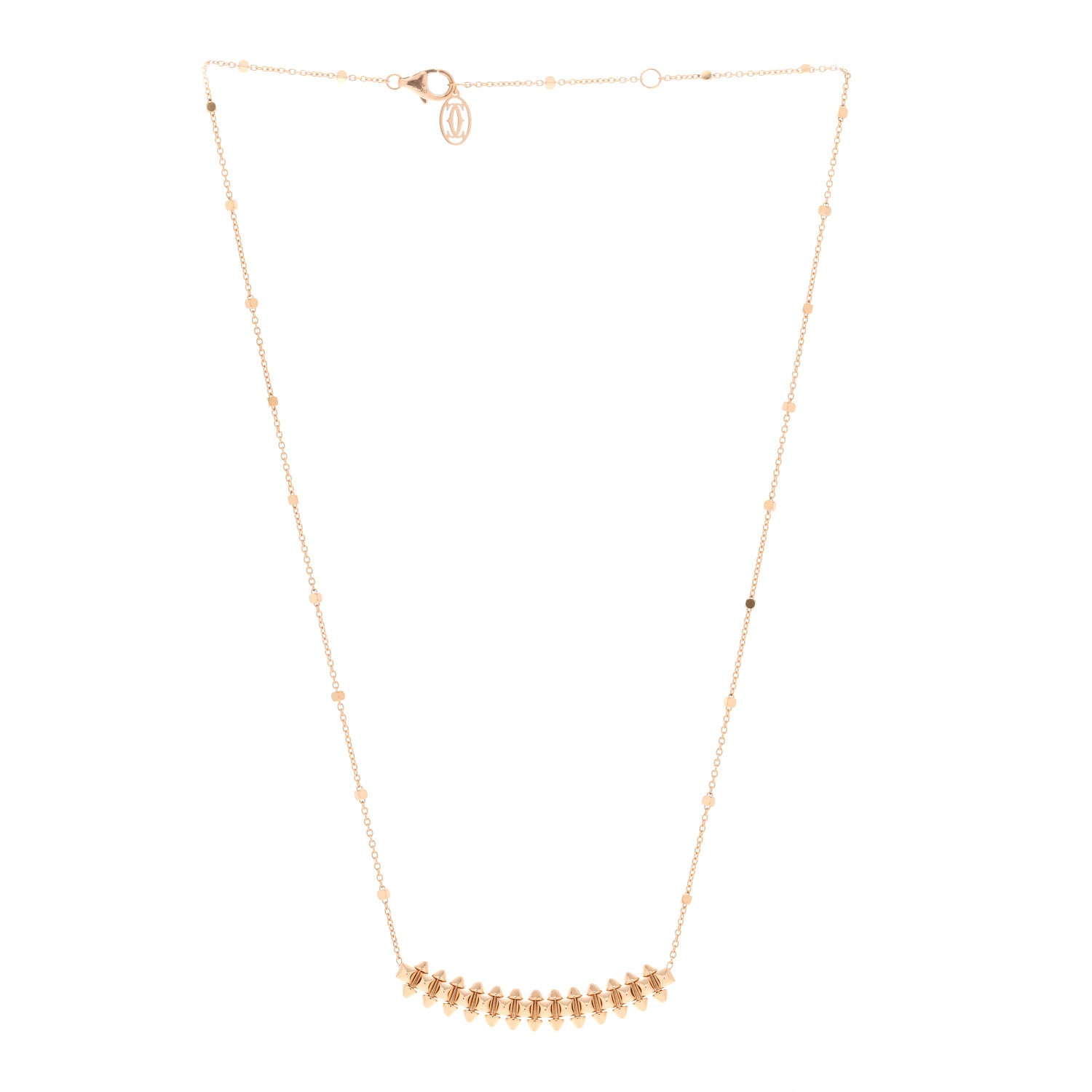 Cartier 18K Pink Gold Small Clash de Cartier Necklace 3 of 6