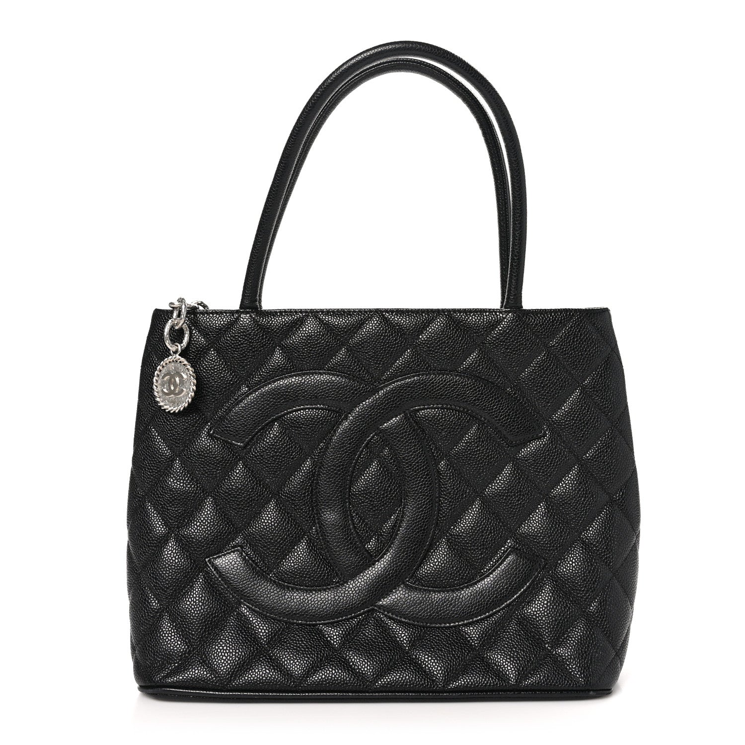 Chanel Caviar Quilted Medallion Tote Black 1 of 10