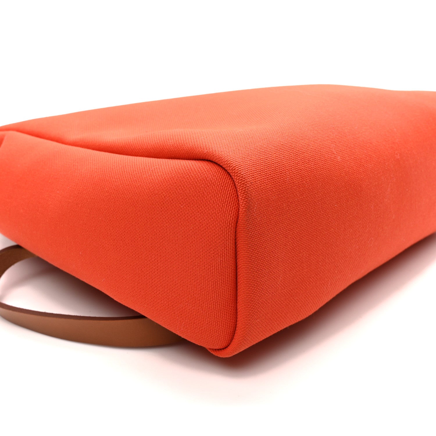 Hermes Military Toile Vache Hunter Herbag a Dos Zip Retourne Backpack Orange Mecano Fauve 9 of 10