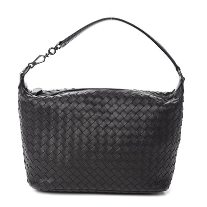 Bottega Veneta Nappa Intrecciato Small Shoulder Bag Black 1 of 10