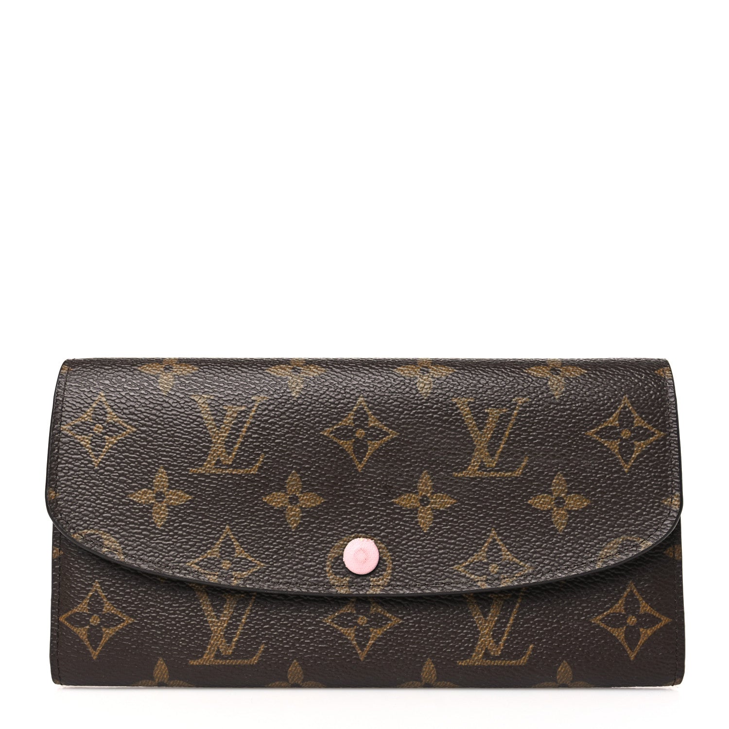 Louis Vuitton Monogram Emilie Wallet Rose Ballerine 1 of 8
