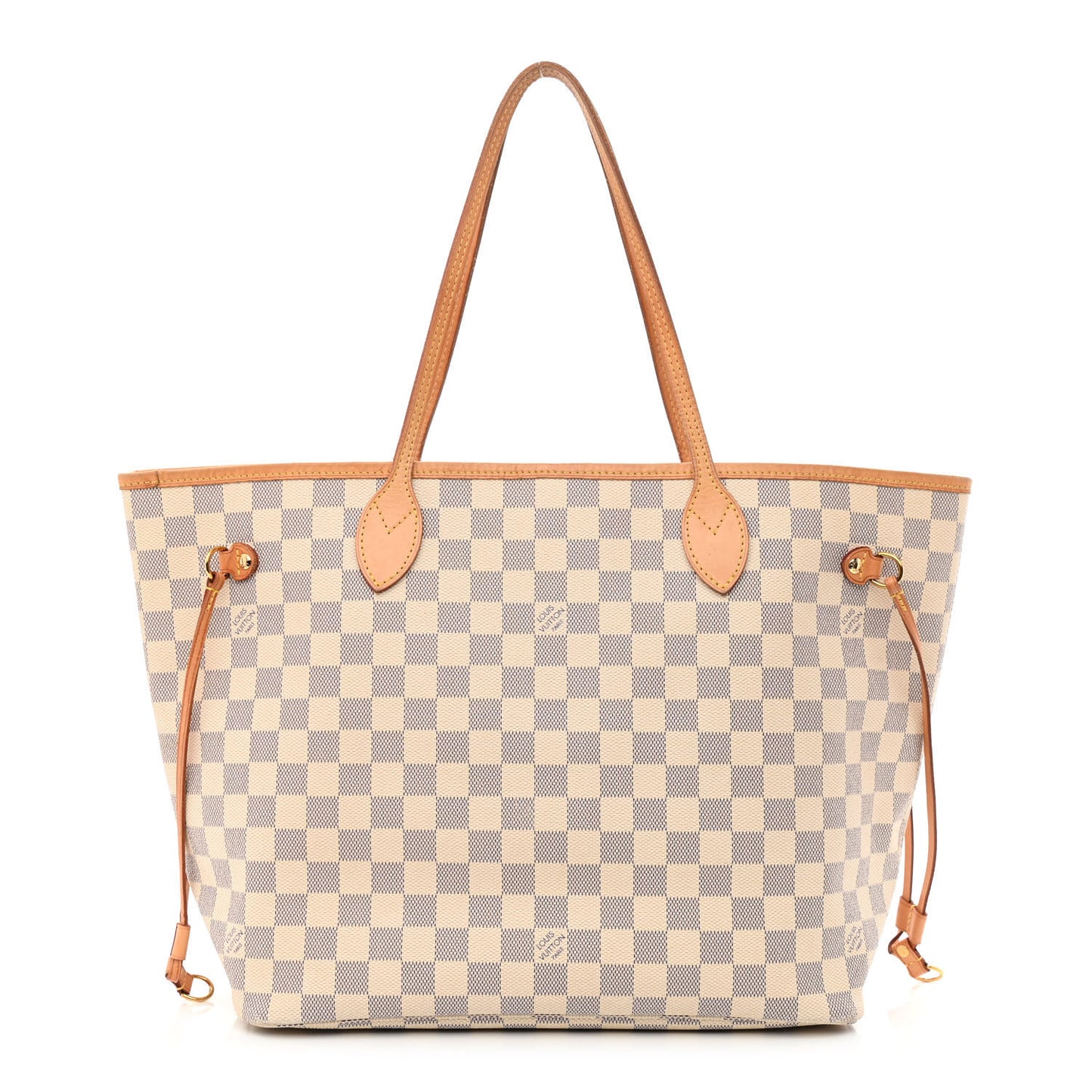 Damier Azur Neo Neverfull MM Rose Ballerine