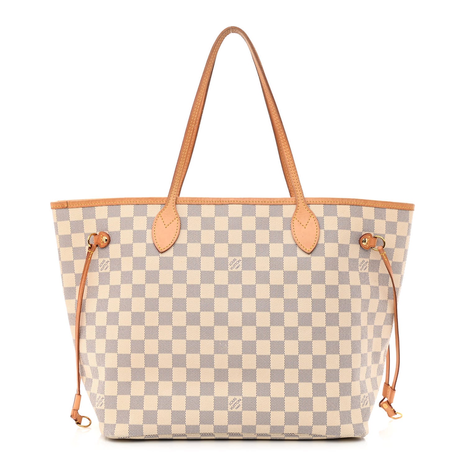 Louis Vuitton Damier Azur Neo Neverfull MM Rose Ballerine 1 of 11