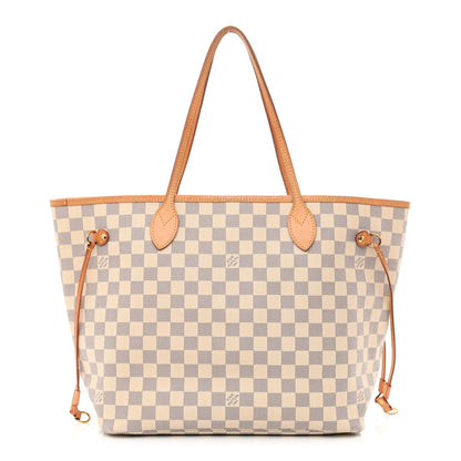 Louis Vuitton Damier Azur Neo Neverfull MM Rose Ballerine 1 of 11