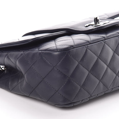 Chanel Lambskin Quilted Elementary Chic Flap Navy 9 of 11