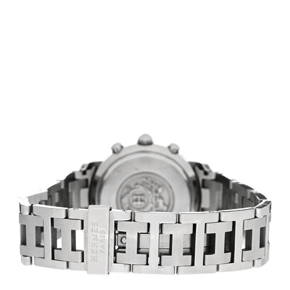 Hermes Stainless Steel 31mm Clipper Chronograph Quartz Watch 3 of 4