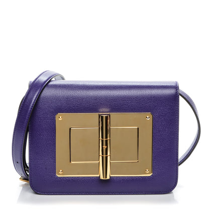 Tom Ford Calfskin Natalia Medium Bag Purple 1 of 8