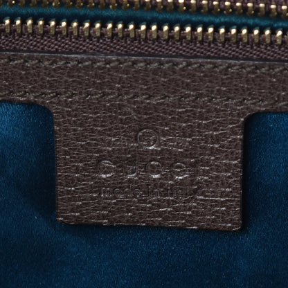 Gucci GG Supreme Monogram Web Medium Ophidia Chain Shoulder Bag Brown 9 of 17