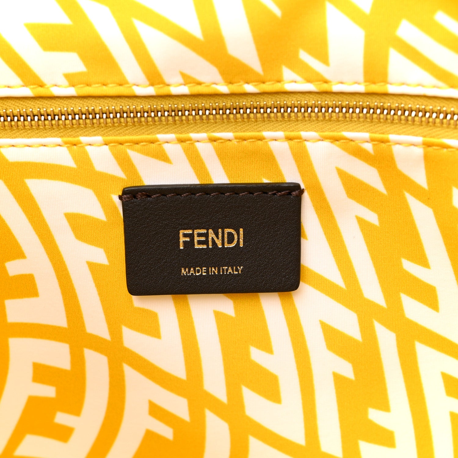 Fendi X SARAH COLEMAN Glazed Canvas Vitello King FF Vertigo