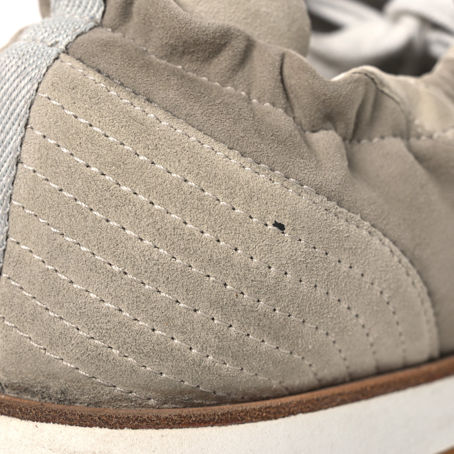 Hermes Suede Goatskin Mens Jet Sneakers 43 Beige Esquisse Glaise 13 of 14