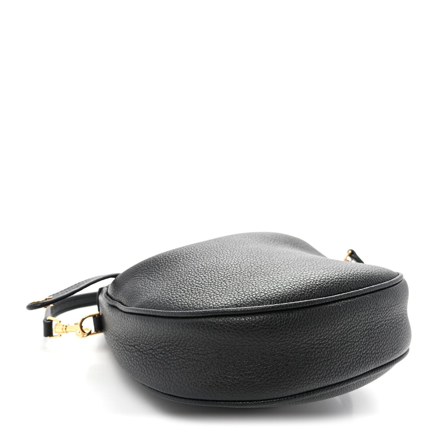 Supple Grained Calfskin Teen Lulu Shoulder Bag Black