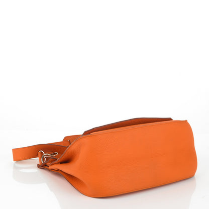 Hermes Taurillon Clemence Jypsiere 34 Orange 4 of 7