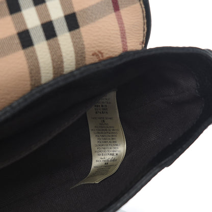 Burberry Haymarket Check Maydown Crossbody Bag Black 7 of 13