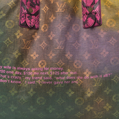 Louis Vuitton Richard Prince Monogram Karung Duderanch Jokes Tote 7 of 12