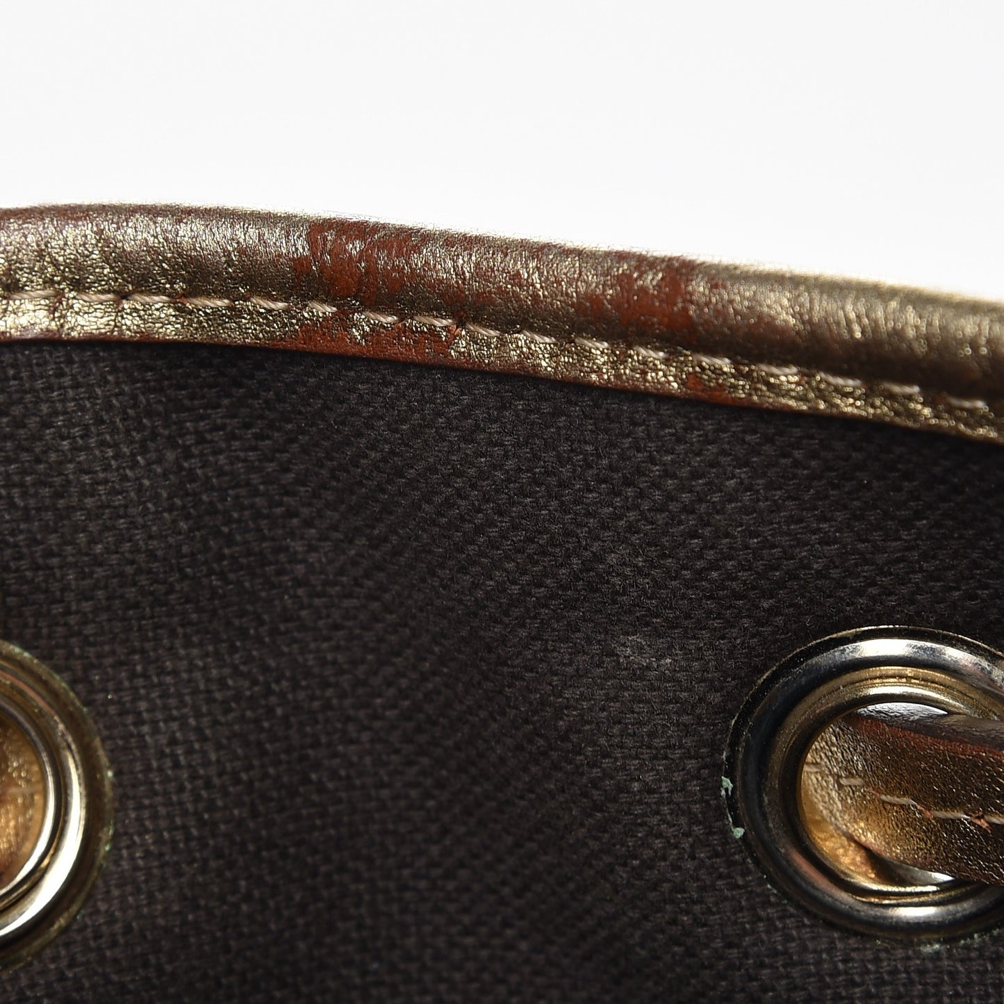 Haymarket Check Drawstring Claudia Bag Gold