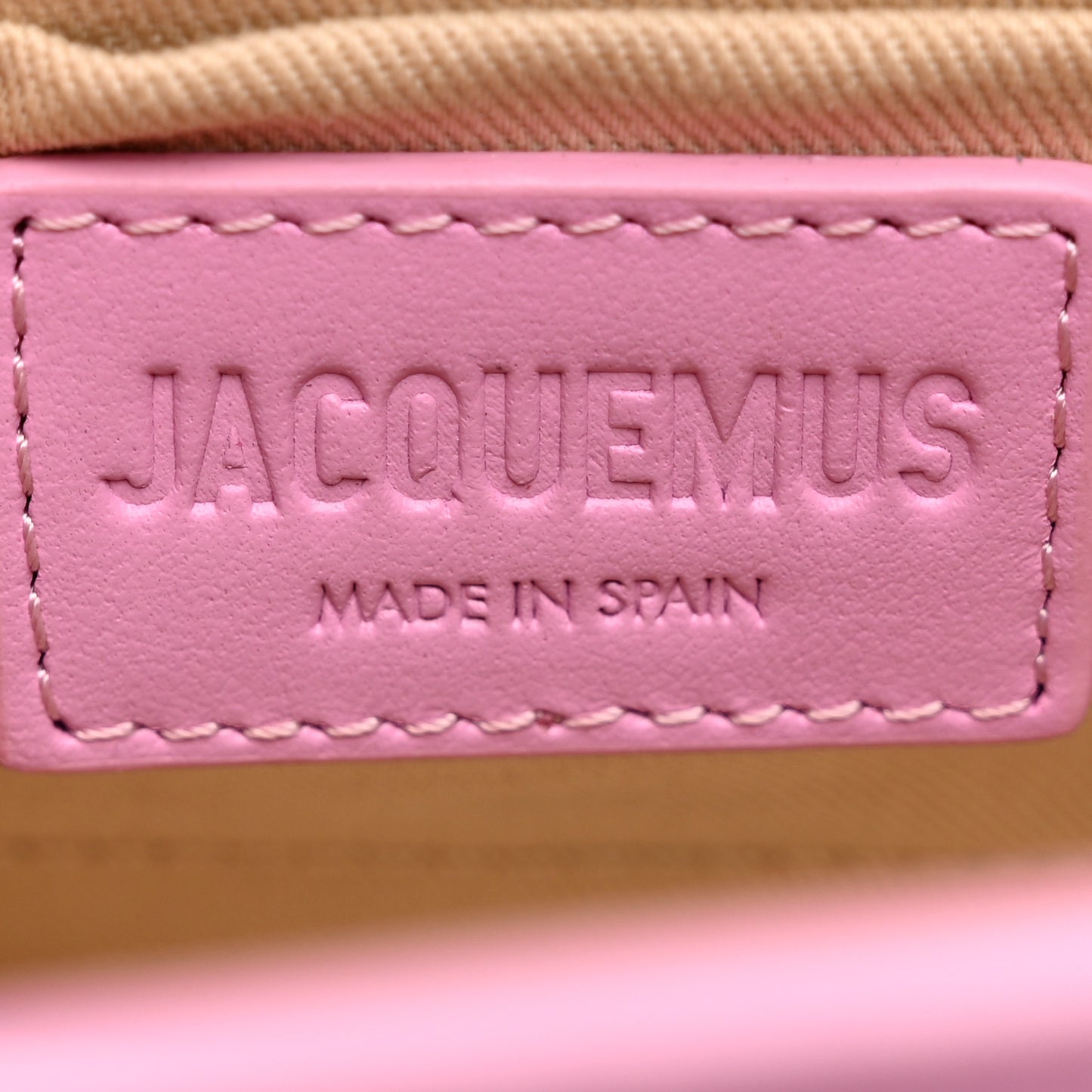 Smooth Calfskin Le Chiquito Noeud Light Pink