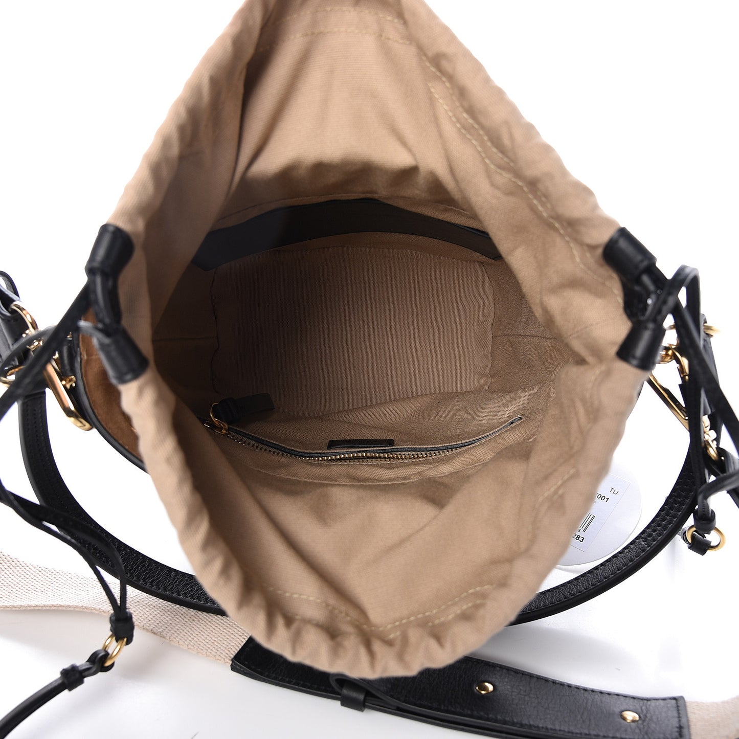 Smooth Calfskin Small Roy Bucket Bag Black