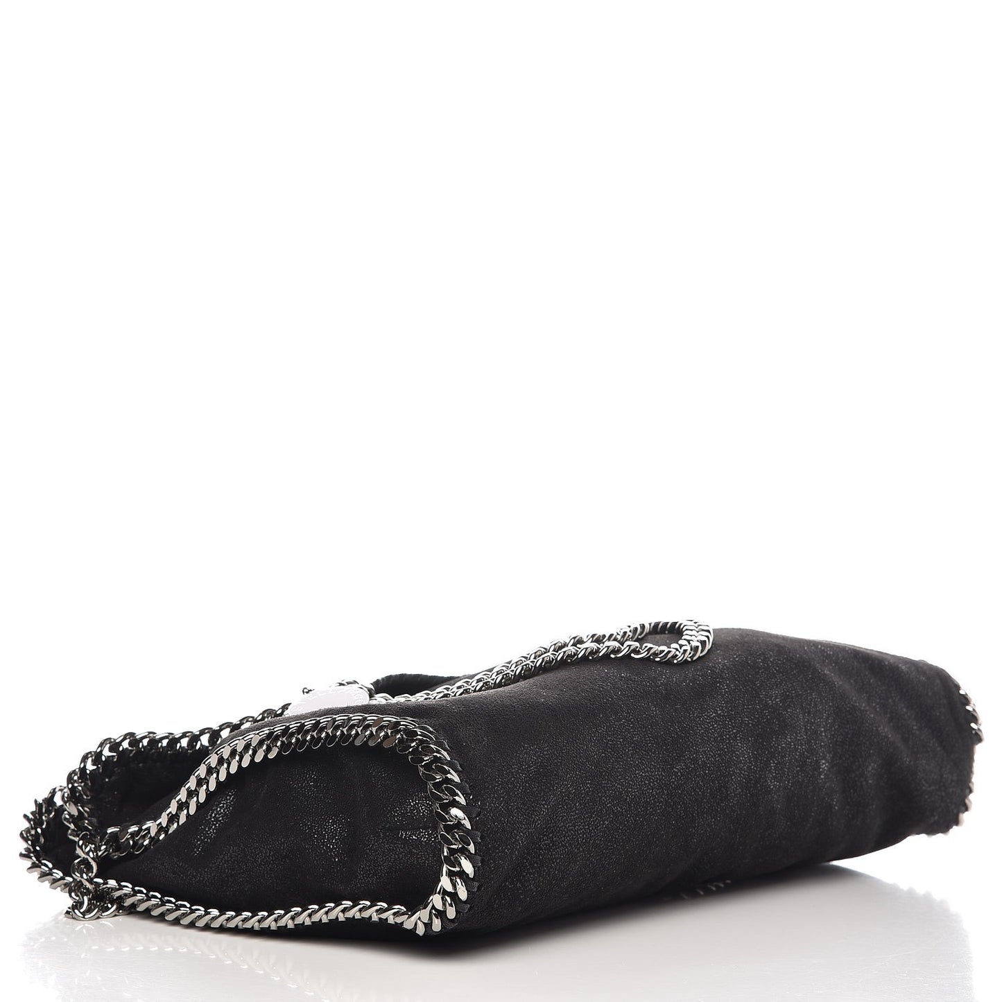 Shaggy Deer Falabella Fold Over Tote Black