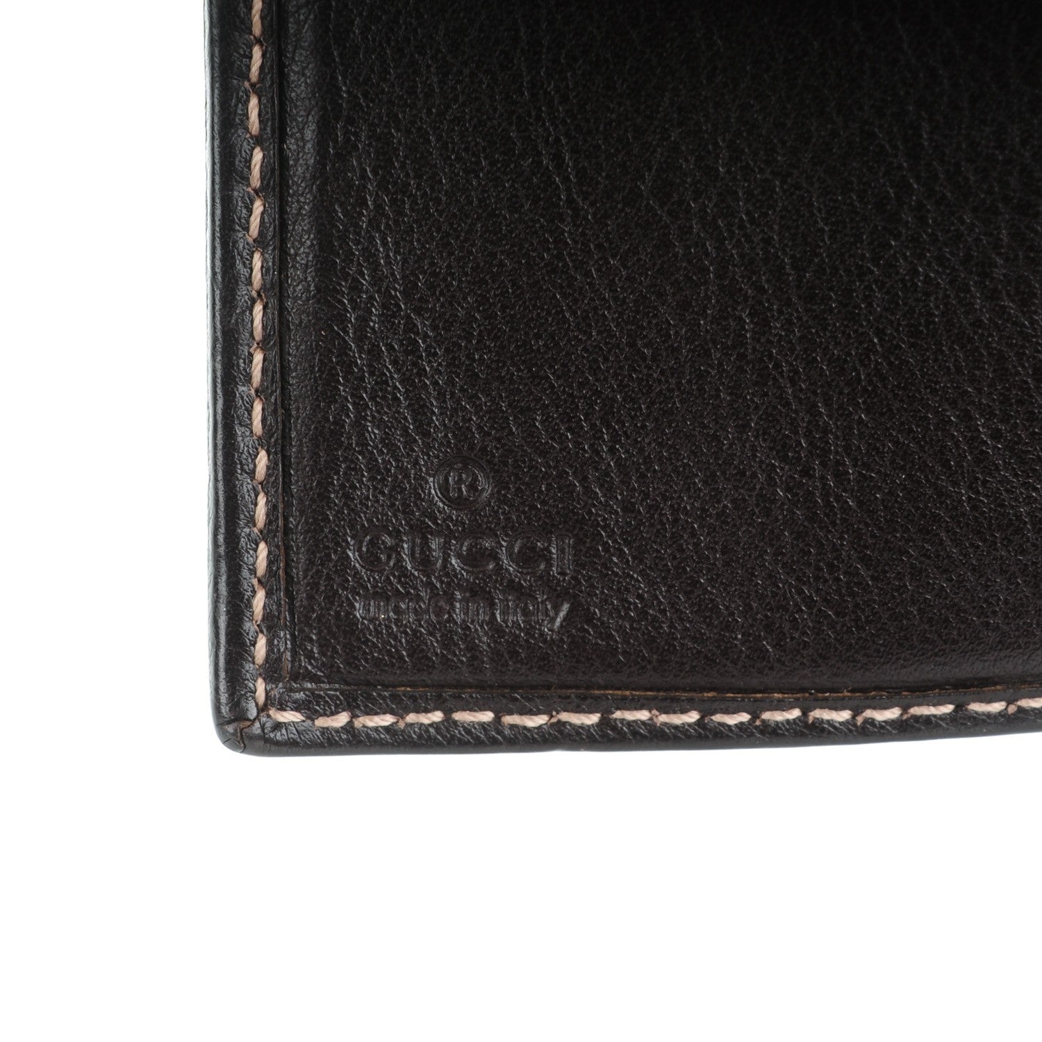 Gucci Monogram Heart French Wallet Dark Brown 7 of 8