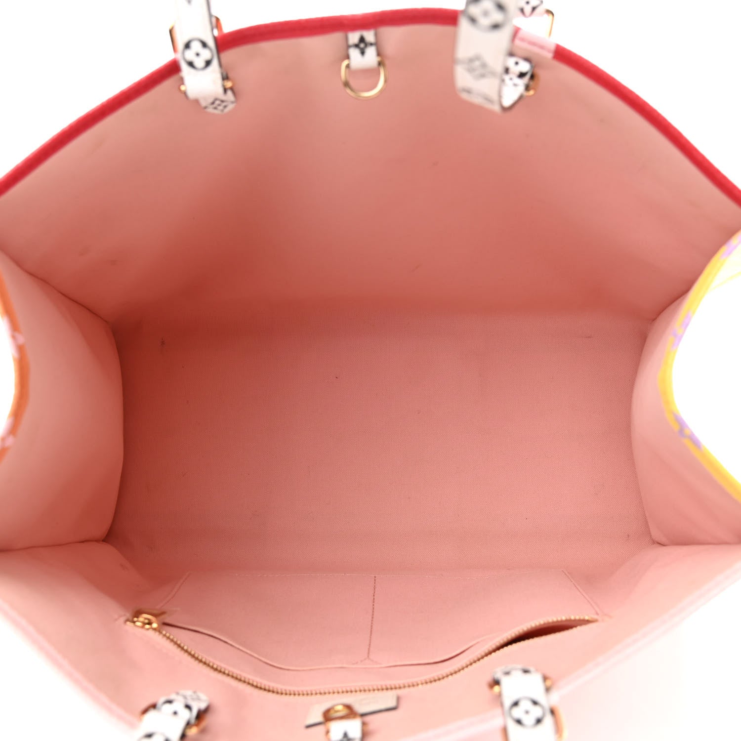Louis Vuitton Monogram Giant Onthego GM Rouge Rose 5 of 13