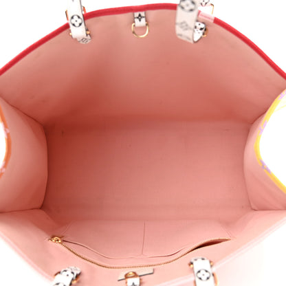 Louis Vuitton Monogram Giant Onthego GM Rouge Rose 5 of 13