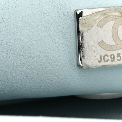 Chanel Iridescent Caviar Quilted Extra Mini Coco Handle Flap Light Blue 7 of 11