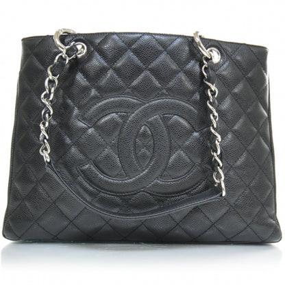 Chanel Caviar Quilted Grand Shopping Tote GST Black 1 of 11
