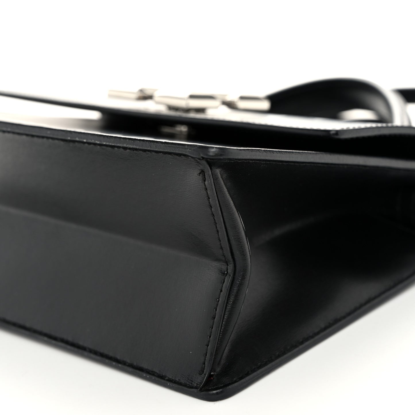 Calfskin Salary Jitney 1.4 Shoulder Bag Black