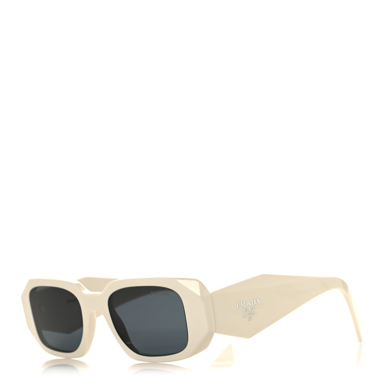 Prada Acetate Symbole Sunglasses SPR 17W White 1 of 7