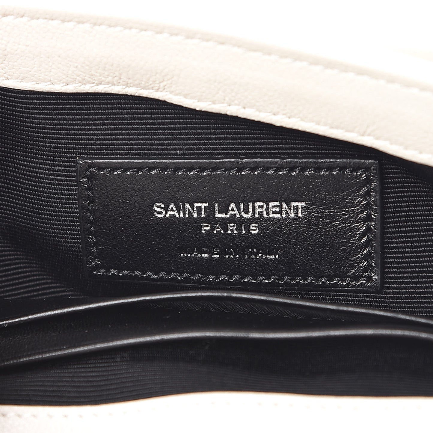Sheepskin Matelasse Monogram Classic Baby Chain Bag White