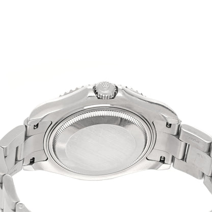 Rolex Stainless Steel Platinum 35mm Yacht-Master Watch Silver 168622 4 of 4