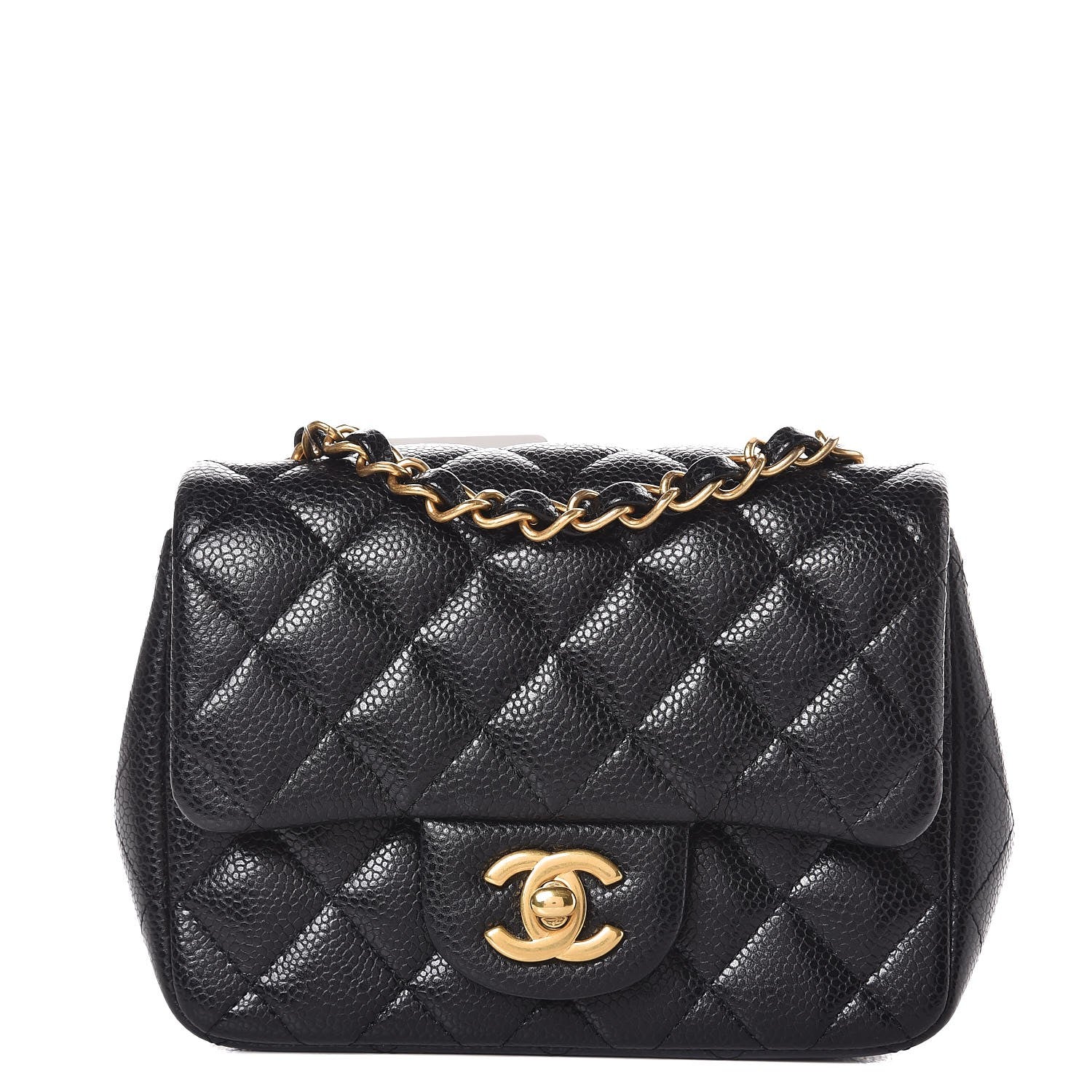 Chanel Caviar Quilted Mini Square Flap Black 1 of 8
