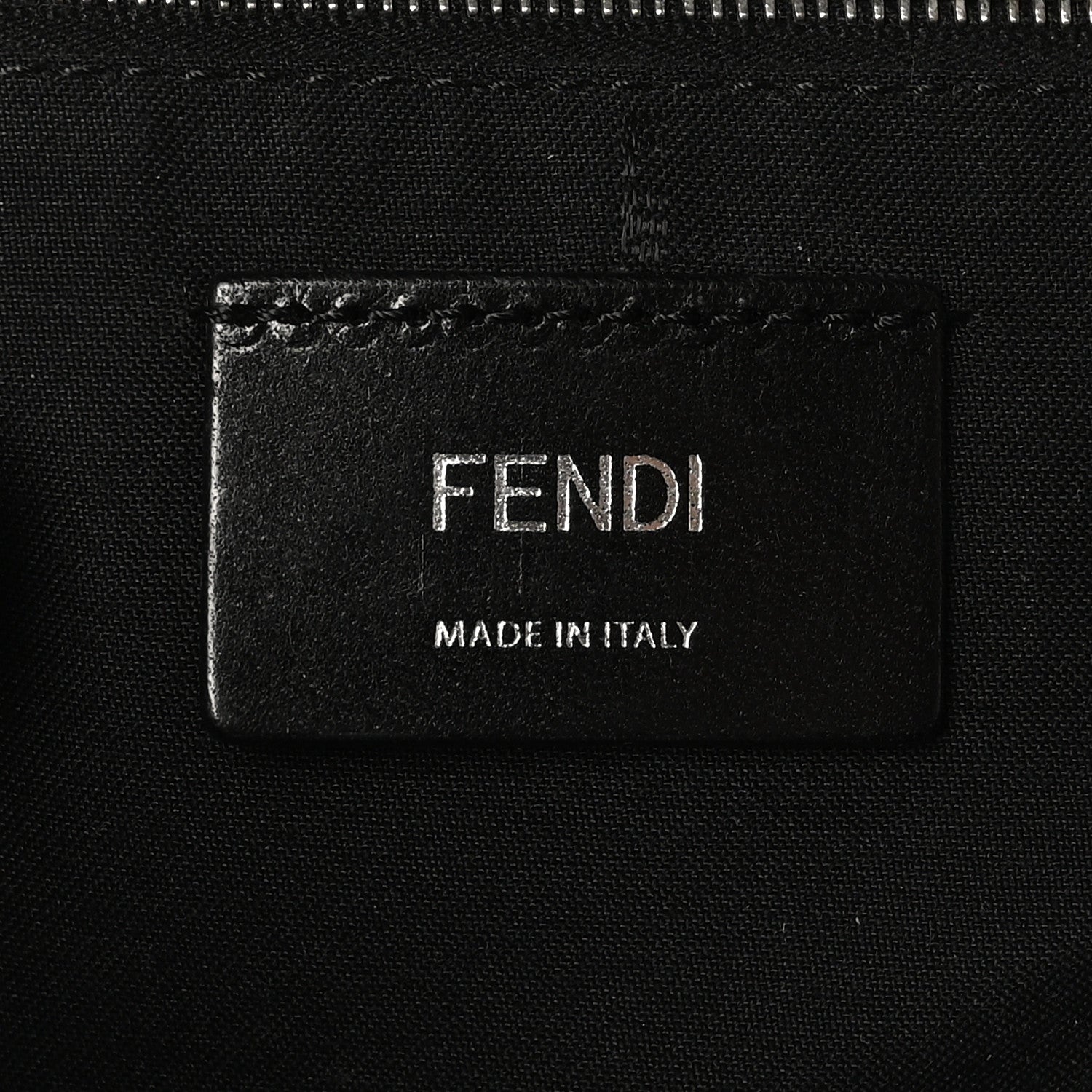 Fendi Vitello Dolce Crystal Flowerland Croc Tail Mini Backpack  Black Multicolor 6 of 10