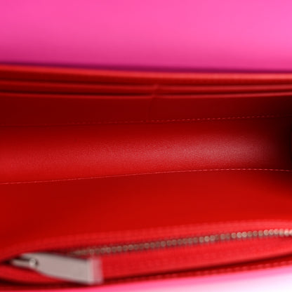 Christian Louboutin Calfskin Spikes Loubinthesky Paloma Clutch Bolerose 4 of 9